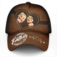 Gift For Father, Gift For Grandpa, Grandpa - Grandkids, Dad - Children, Happy - Proud Father Of A Few Dumbass Kids - Personalized Classic Cap