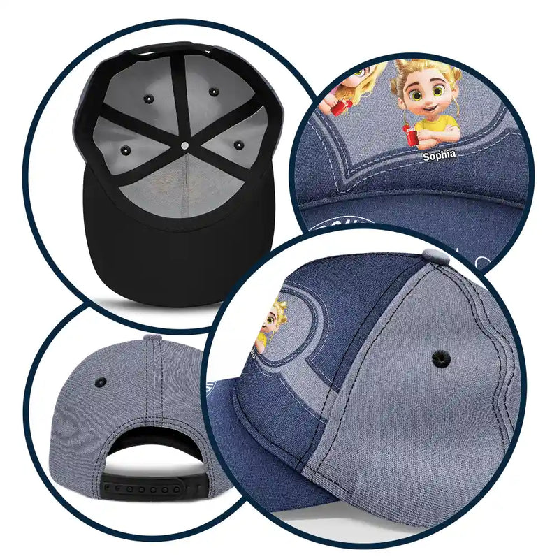 Gift For Father, Gift For Grandpa, Grandpa - Grandkids, Dad - Children, Happy - Proud Father Of A Few Dumbass Kids - Personalized Classic Cap