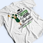 Graduation,Gift For Mother,Gift For Father - Proud Mom Dad Of A Class Graduate University College - Personalized T Shirt
