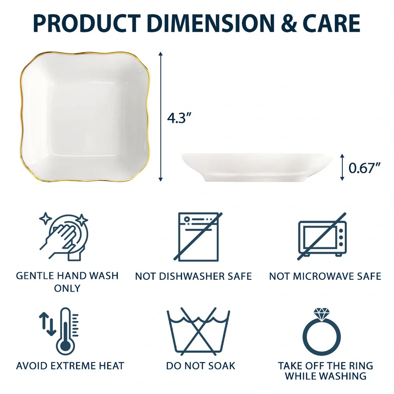 Gift For Yourself, Happy, Gift For Women - Birth Month Flower Watercolor Blooming In Love - Personalized Lace Square Jewelry Dish