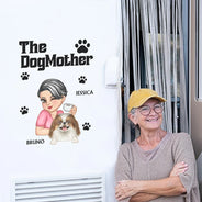 The Dog Mother Dog Mom - Personalized Decor Decal