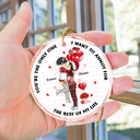 Annoying For The Rest Of My Life Couples - Personalized Circle Glass Ornament