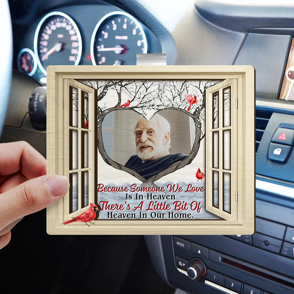 Memorial - Custom Photo Always With You - Personalized Custom Shaped Car Visor Clip