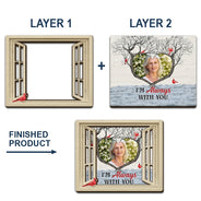 Memorial - Custom Photo Always With You - Personalized Custom Shaped Car Visor Clip