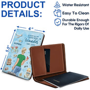 Travel, Gift For Yourself, Gift For Women - Not All Those Who Wander - Personalized Passport Cover, Passport Holder
