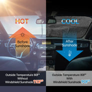Dog's Trip 3D Cartoon Effect - Personalized Auto Sunshade