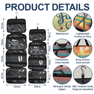 Retirement, Travel - Oops I Mean Happy Retirement - Personalized Toiletry Bag