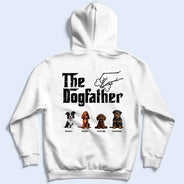 Dog Lovers,Pet Lovers,Dog Dad,Funny - The Dog Father 3D Effect - Personalized T Shirt