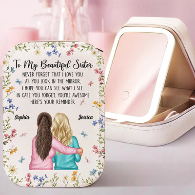 Makeup Box With LED Mirror