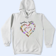 Gift For Grandma, Happy - Grandma's Garden - Personalized T Shirt