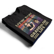 Gift For Grandma,Grandma,Grandkids,Gift For Mother,Gift For Wife - Living That Grandma Life Vintage - Personalized T Shirt
