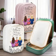 Makeup Box With LED Mirror