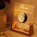 Moon Phase The Moon The Day You Became My Mom - Personalized Night Light