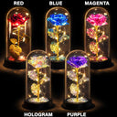 Gift For Mother, Gift For Grandma, Mom - Children, Happy - Mom We Love You - Personalized Everlasting Rose Dome Lamp