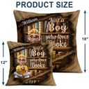 Reading,Gift For Yourself,Gift For Women,Happy - Reading Ripping Effect Girl This Is My Reading Pillow - Personalized Pillow