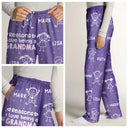 Gift For Grandpa,Gift For Father,Funny,Stick Figure - Reasons I Love Being Papa Stick Figures - Personalized Pajama Pants