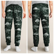 Gift For Father,Gift For Grandpa,Fishing,Non-Eng,Icon,Proud - Reel Cool Grandpa Dad - Personalized Sweatpants
