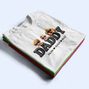 Retro Papa Grandpa Dad Daddy Printed 3D Effect - Personalized T Shirt