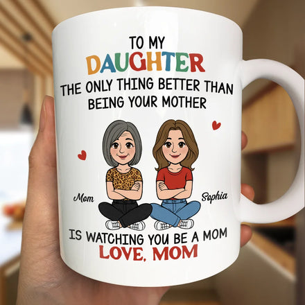 Retro Style The Only Thing Better Than Being Your Mother - Personalized Mug