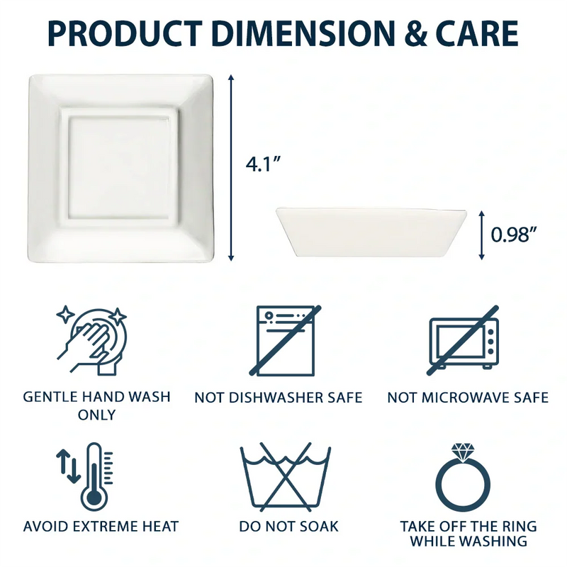 Gift For Women,Gift For Mother,Gift For Grandma,Love - 3D Metal Effect Birth Month Flowers Grandmas Moms Garden - Personalized Ring Dish