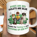 Pet Lovers,Dog Lovers,Dog Dad,Dog Mom - Roses Are Red Violets Are Blue Dog Lovers - Personalized Mug
