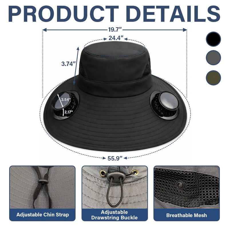 Gift For Yourself,Gift For Women,Gift For Men,Gift For Mother,Gift For Father,Gardening,Happy,Retirement - The Legend Has Retired Not My Problem Anymore - Personalized Solar Fan Hat