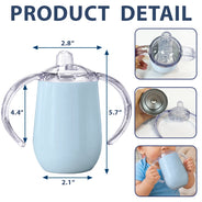 Adorable,Back To School,Gift For Kids,Vector - Kid & Cute Initial - Personalized Sippy Cup
