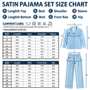 Bridal Party Bridesmaid - Personalized Satin Pajama Set