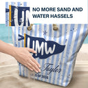 Gift For Bestie,Gift For Yourself,Gift For Women,Non-Eng,Warp Text,Proud - School Pennant Flag - Personalized Beach Bag