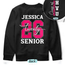 Senior Graduated With Custom Name And School Name - Personalized T Shirt