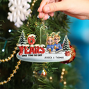 Gift For Couples,Gift For Husband,Gift For Wife,Christmas,Wedding,Love - Since Tying The Knot - Personalized Custom Shaped Acrylic Ornament