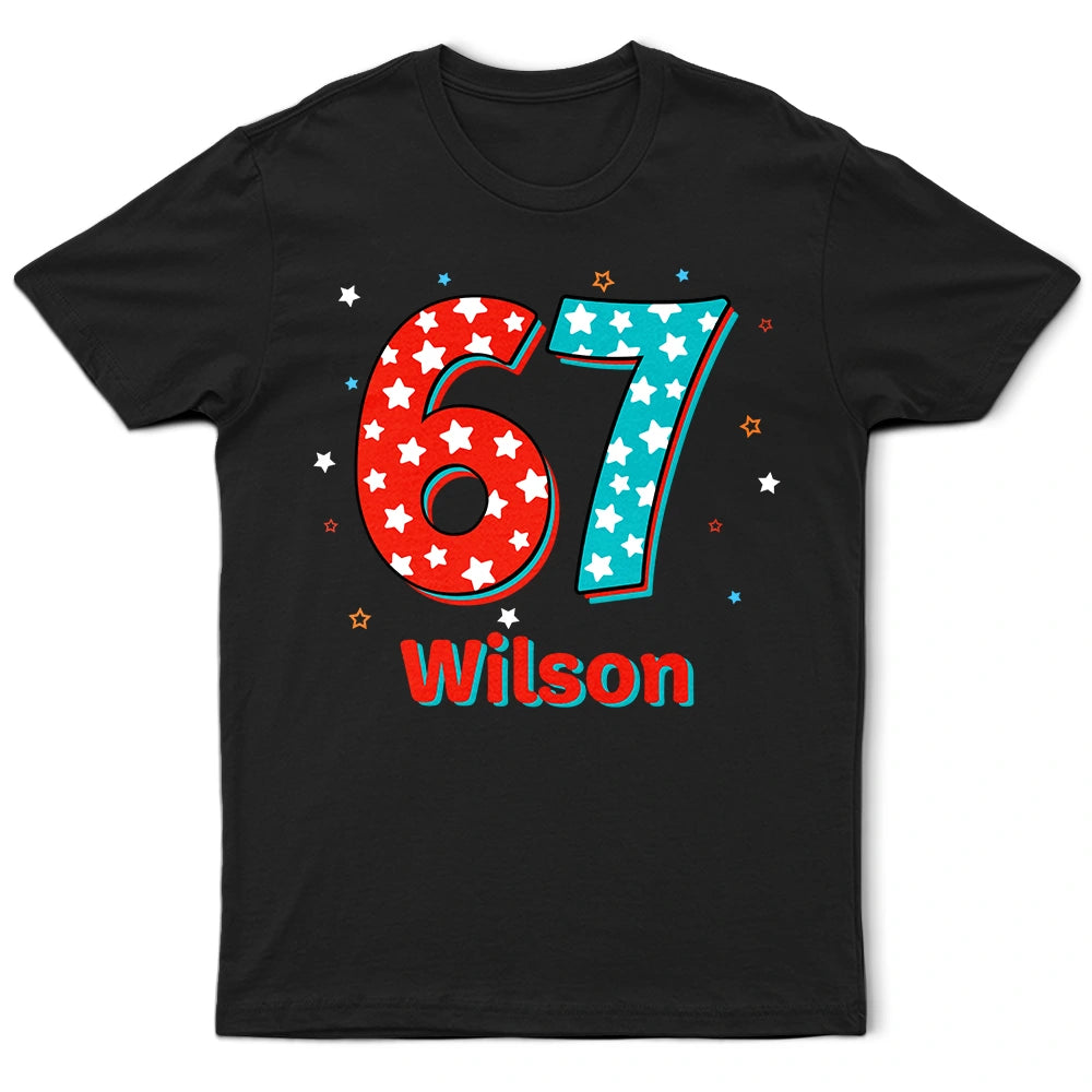 Six Seven Funny Slang - Personalized T Shirt