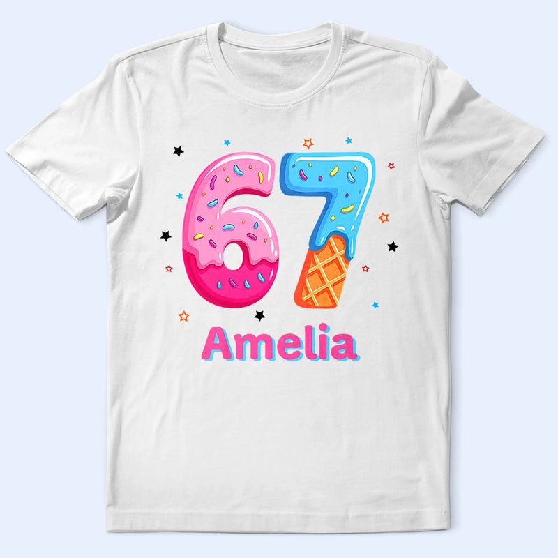 Gift For Kids,Gift For Grandkids,Gift For Men,Gift For Women,Funny - Six Seven Funny Slang - Personalized T Shirt