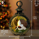 Christmas,Dog Lovers,Memorial,Non-Eng - Sleep Peacefully Under the Memory Tree - Personalized Candlelight Lantern Ornament