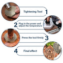 Happy, Gift For Yourself, Gift For Women, Gift For Men, Grilling - Smoke House And Grill - Personalized Grilling Branding Stamp