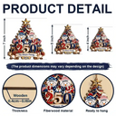 Independence Day,America 250th,Christmas,Proud,Family,Icon - Snowman 250 Years Of Freedom America Anniversary - Personalized Custom Shaped Wooden Ornament