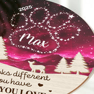 Gift For Yourself,Memorial,Family,Pet Lovers,Dog Lovers,Cat Lovers,Sad,Christmas - Someone You Love Up There - Personalized Plug-in Night Light