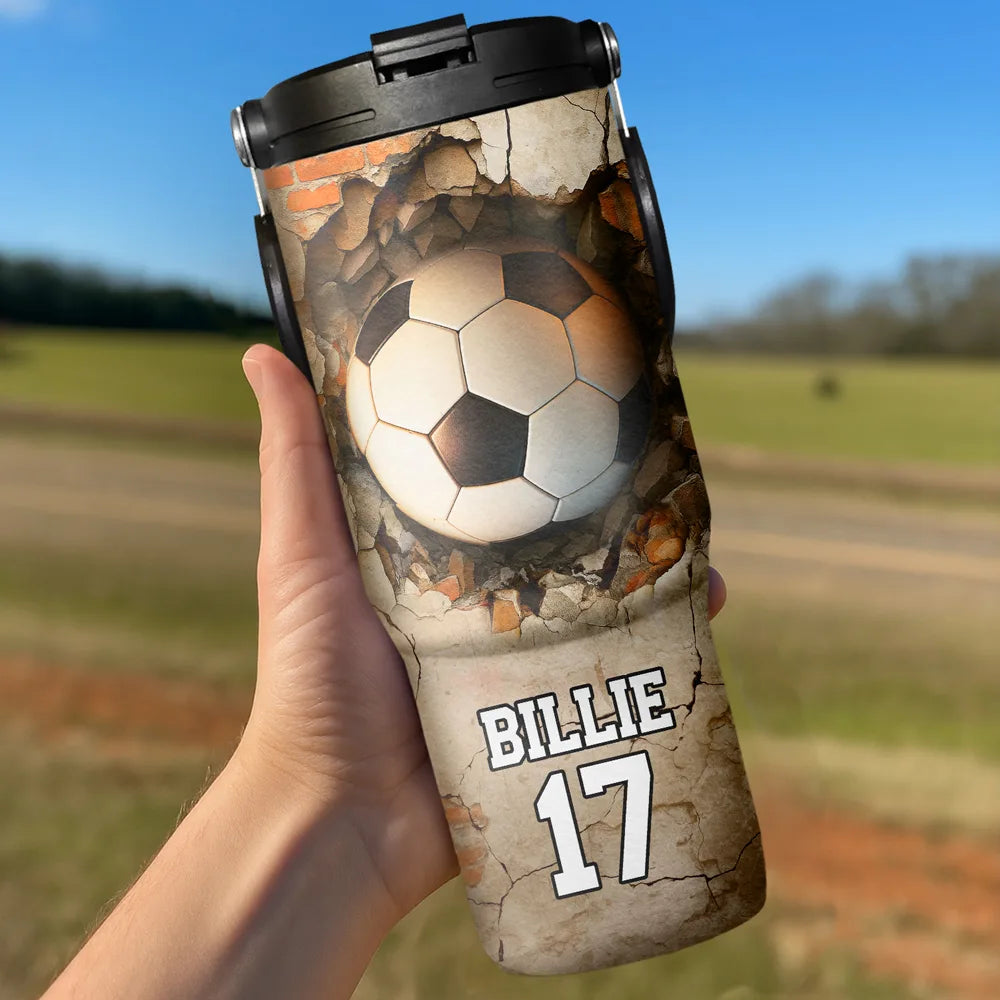 Baseball,Basketball,Gift For Kids,Gift For Grandkids,Happy,Back To School - Sport Gifts For Kid - Personalized 30oz Tumbler With Handle