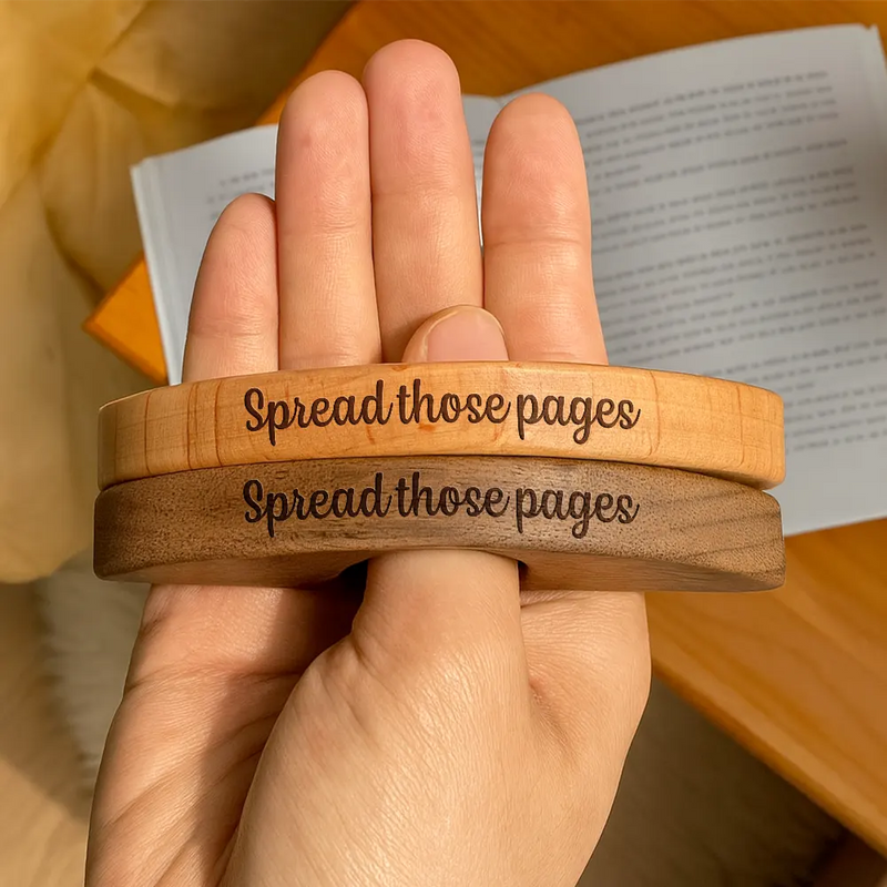Reading,Gift For Yourself,Funny - Spread Those Pages - Personalized Book Page Holder