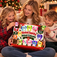Adorable,Christmas,Gift For Kids,No Custom - Squishy Axolotl Gift For Kids - Personalized Festive Christmas Countdown Advent Calendar