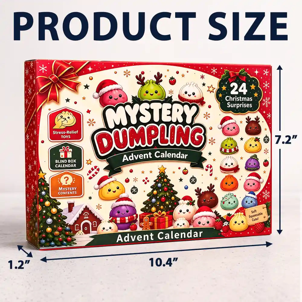 Adorable,Christmas,Gift For Kids,No Custom - Squishy Dumpling Gift For Kids - Personalized Christmas Countdown