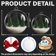 Playful,Christmas,Gift For Kids,Icon - Squishy Dumpling Keepsake Gift For Squishy Hunter - Personalized 3D Acrylic Ball Ornament