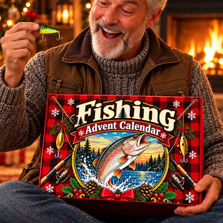 Fishing Gift For Husband And Son, Daughter - Christmas Countdown Advent Calendar