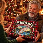 Adorable, Christmas, Gift For Couples, Gift For Him, Gift For Husband, No Custom - Squishy Fishing Gift For Husband And Son, Daughter - Personalized Christmas Countdown Advent Calendar