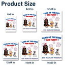 America 250th, Pet Lovers, Dog Lovers, Cat Lovers, Happy, Independence Day - Stars And Stripes Land Of The Free And Furry - Personalized Decor Decal