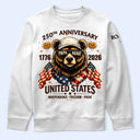 Gift For Grandpa,Grandpa - Grandkids,Happy,Independence Day - Stars & Stripes Grandpa Bear - Personalized T Shirt