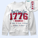 Gift For Mother, Independence Day, Happy - Stars & Stripes #1 Mom - Personalized T Shirt