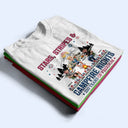 Camping,Campsite,Happy,Independence Day - Stars & Stripes & Campfire Nights - Personalized T Shirt