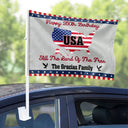 Independence Day,Happy,America 250th,Gift For Women,Gift For Men,Gift For Yourself,Family - Still The Land Of The Free - Personalized Car Flag