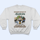 Drunkest This Side Of The Campground - Gift For Camping Friends - Personalized Custom T Shirt